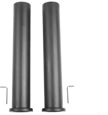 2-Pack Barbell Adapter Sleeve for Weight Plates – Converts 1 (25mm) to 2 (50mm) Bar Diameter, PP Material, Jolt-Resistant with Fastener, B(30CM)