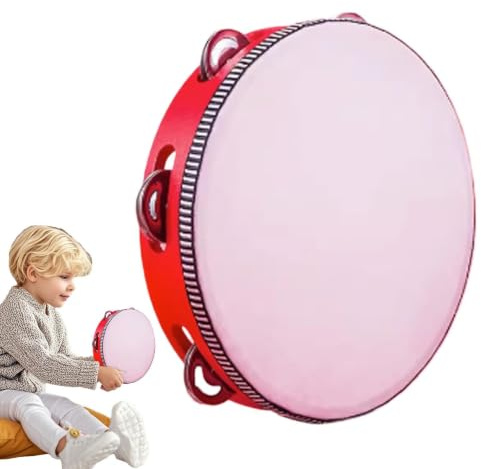 Zunishaone Tambourin – Percussion portative Professionnelle de 8 Pouces