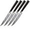 Ginsu Gourmet Chikara Serie, Messerset, Japanischer Edelstahl, 4er Set Steakmesser