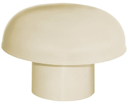 First Plast - Ventilation toiture - Chapeau de ventilation PVC sans moustiquaire - Sable