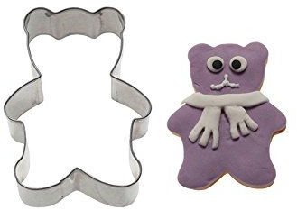 KAUFGUT 45710 Ausstechform Rostfrei Cat Gelb Bär 6 cm Westmark