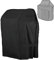 F Fellie Cover Grill Abdeckhaube 76 x 66 x 109cm Gasgrill Abdeckung BBQ Cover Schutzhaube Polyester 600D mit Kordelzug Klettverschluss Wasserdicht Wetterfest Rechteckig Schwarz
