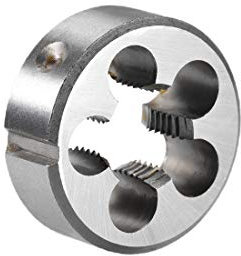 sourcing map Terraja, Terrajas de Roscar Métricas M16 X 1,5, Terraja Redonda 38mm Diámetro Exterior, Troquel para Roscar a la Derecha, Aleación de Acero