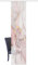 Vision S Schiebegardine MARMOSA, halb-transparenter Stoff in Bambus-Optik, 260 x 60 cm (h x b), Farbe: (rosé)