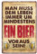 Blechschild Lustiges Bier Retro Deko Metallschild im Vintage Stil - witziger Bierspruch Trinkspruch - Wanddeko Kellerbar Kneipe Pub Partyraum - Geschenkidee für Biertrinker und Genießer - 20x30cm