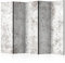 murando - Paravent Raumteiler Innen Betonoptik 225x172 cm 5-teilig Einseitig Raumtrenner Trennwand Holz Room Divider Mobiler Sichtschutz Spanische Wand Raum Abtrennung 3D Effekt Loft grau f-C-0168-z-c