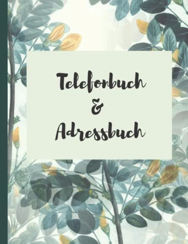 Telefonbuch & Adressbuch: Telefonbuch DIN A4 Register A-Z alphabetisch