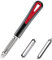 Westmark Set per Sbucciare, 3 Pezzi, 1 Pela-Pomodori e Pela-Kiwi, 1 Lama per Julienne + 1 Lama Standard di Ricambio, Tomfix Gallant, Acciaio Inox/Plastica, Nero/Rosso, 294622E6
