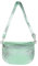 OBC Made in Italy Damen Leder Tasche Gürteltasche Crossbody Hüfttasche Bauchtasche Umhängetasche Cross-Over Bodybag Schultertasche Handytasche (Salbei)