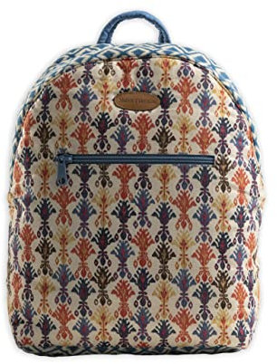 Maison d'Hermine Ikat - Dikat Rucksack aus 100% Baumwolle für Männer und Frauen, Studenten, Reisen, College, Schule, Arbeit, Strand