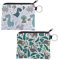 KAIAIWLUO Dinosaure Portefeuille,2 pcs Porte Monnaie pour Enfant Dinosaure Paresseux Dessin Animé Mignon Porte-Monnaie Petit Portefeuille avec Sangle à Fermeture éclair pour Enfant Garçons Filles
