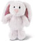 NICI Kuscheltier Hase hellgrau mit Glitzerohren 20cm