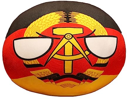EBbels Country Ball Plüschtiere, Countryball Weiche Puppen, Flagge Plüschtiere Länder, Countryballs Plüsch Fußball Kuscheltiere, Kinder-Plüsch-Kissen Kissen Für Wohnkultur (Ostdeutschland)