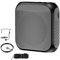 Ronyme Amplificador de Voz, Altavoz de salón con Soporte para megáfono, Tarjeta, Amplificador de Voz Personal, Mini Altavoz Recargable para reuniones de, Negro