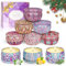Duftkerzen Geschenkset, Weihnachtsgeschenke kleinigkeiten 9x80g Duftkerze Natürliches Sojawachs | Duftkerzen Set mit langer Brenndauer bis zu 180 Std | Kleine Geschenke für Frauen Weihnachten