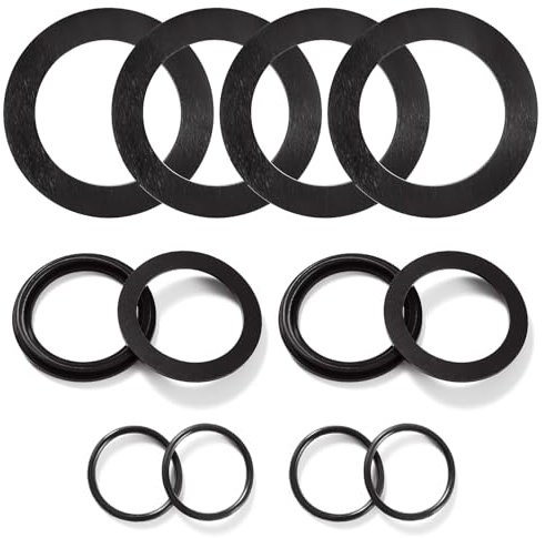 YIXISI 12 Pièces 25076RP Rondelle en pour Vannes à Piston de Piscine, Joints Toriques pour Piscine, Joints Toriques de Rechange de Piscine Compatible avec Intex Vannes de Piscine 10745, 10262, 10255