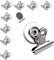 Magnetische Clips Stark,10 Stücke Magnetische Clips Whiteboard Magnete Klammer Kühlschrank Magnete mit Klammer für Küche kühlschrank Fridge Magnete für Kühlschrank Büro Schule Etiketten Tafel