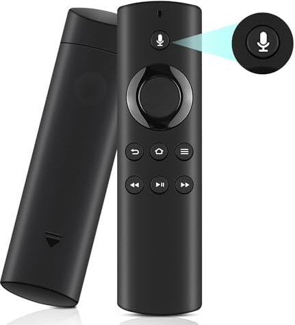 XTVTX Ersatz-Sprachfernbedienung (1st GEN) Passend für Smart TVs Stick (2. Gen & 3. Gen & Lite), Passend für Smart TVs Cube (1. Gen & 2. Gen)