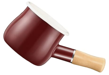 Alipis Jarra De Leche Esmaltada Recipiente Pequeño Para Hervir Leche Multiusos