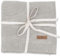 Minky Mooh Babydecke Bio Baumwolle, Oeko-Tex 100, Kuscheldecke, Strickdecke, Krabbeldecke & Puckdecke, Geschenk zur Geburt & Erstausstattung- 94x72 cm, Hellgrau