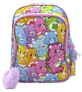 CYPBRANDS Care Bears, Rucksack, Schulmaterial, Tasche, mehrfarbig, süße Bären, offizielles Produkt