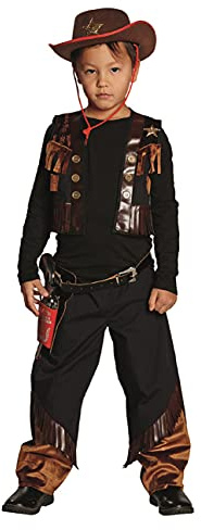 4U-Onlinehandel Cowboy Deputy Gr. 152 Fasching Karneval Kostüm Halloween Verkleiden Mottoparty