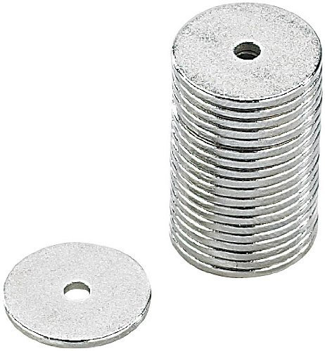 infactory Magnete: Neodym-Ringmagnet N35 mit Loch, winzige 12 x 1 mm, 20er-Pack (Neodym Magnet, Scheibenmagnete, Klebemagnet)