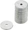 infactory Magnete: Neodym-Ringmagnet N35 mit Loch, winzige 12 x 1 mm, 20er-Pack (Neodym Magnet, Scheibenmagnete, Klebemagnet)