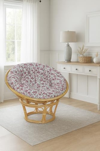 moebel direkt online Papasansessel, Durchmesser 110 cm Sessel mit Kissen