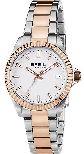 BREIL - Montre pour Femme Collection Elegance EW0240 - Montre Lady's Time Only - Montre en Acier Inoxydable - Bracelet 32 mm
