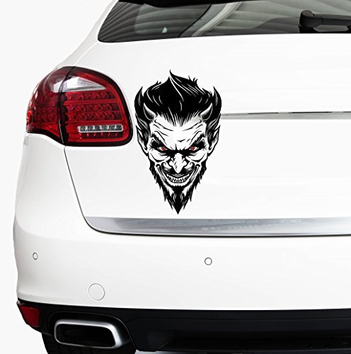 Finest Folia Adhesivo decorativo para coche, diseño de ojo de diablo, Joker Batman (K067) (30 cm x 18 cm)