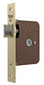 Yale 75070HL 750-Door Handle 70 x 40 mm Front, Brass, Input 40 mm