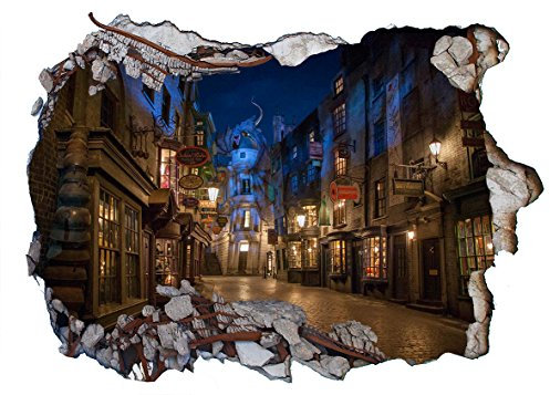 3D Wall Smash V203 Sticker mural autocollant Taille L 1000 mm x 600 mm Stickers Muraux 3D fenêtre XXL Autocollants DIY Poster Vinyle Papier Peint Wall Stickers Chambre Enfant Bébé Garçon Decoration