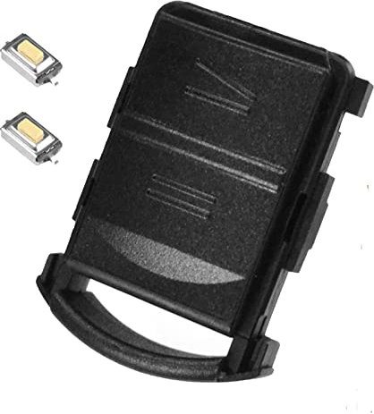 Xukey - Guscio a 2 pulsanti per ricambio chiave telecomando auto Opel/Vauxhall Agila / Combo / Corsa / Meriva Tigra, kit di riparazione chiave con microinterruttori