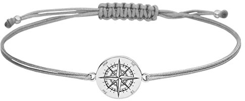 Armband Kompass 925 Silber handgemacht