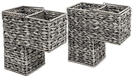 Trademark Innovations Treppenkorb-Set aus Kunststoff, 36,8 cm, 2 Stück