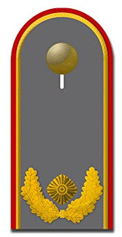 Aufkleber Brigadegeneral Schulterklappe Bundeswehr Dienstgrad Rang 10x4cm#A5432