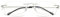 VEVESMUNDO Lesebrille Randlos Blaulichtfilter Titan Leicht Flexibel Modern Rahmenlos Lesehilfe Sehhilfe (1 Stück Silber, 1.0)