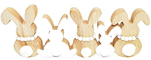 Aufsteller Hasenbande | Hase Osterhase Osterdeko Ostern Figur Dekofigur | 29 cm