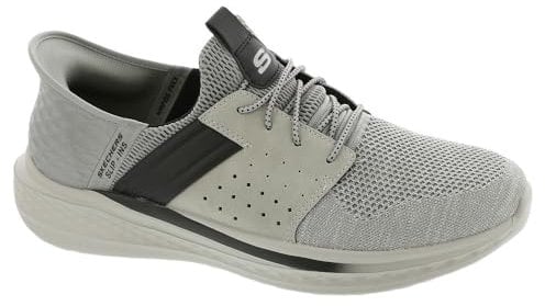 Skechers Herren Slade-Ocon Hands Free Slip-in Mokassin, GRAU, 46 EU