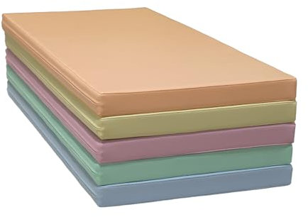 IGLU Soft Play Fallschutzmatte 5 Stück Farbmischung 100x50x5cm (Pastel)