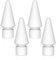 YOURKAY 4 Pezzi Punte Apple Pencil, Punta Apple Pencil 1a, 2a Generazione, Pennino per Penna Capacitiva Apple Pencil, Pennino di Ricambio per la Matita Apple Pencil (Bianca)