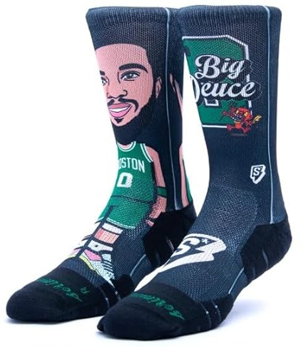 Scrimmage Unisex Basketball Socken Big Deuce Black, Schwarz , L