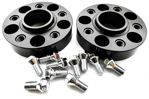 Spurverbreiterungssatz 2 Stück 50 mm 5 x 112–66,6 Spurverbreiterungen | Für Mercedes-Benz c300 w204 Ml 270 cdi W163