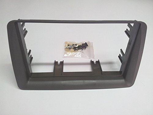 Adaptateur de façade d'autoradio 2 DIN pour Fiat Panda, noir