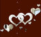 Hevoiok Wandaufkleber 3D DIY Lovely Silberne Spiegel Herzen, Modern Dekor Wohnkultur Wandtattoo Family Aufkleber Wall Decals Tapete für Schlafzimmer Wohnzimmer (Silber)