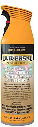 Rust-Oleum Universal pintura multisuperficie en spray Brillante Naranja 400 ml