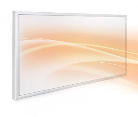 Mirrorstone 180W Classic Far Infrared Panel Heater - Suspended Ceiling or Wall Mount Heater - Energy Efficient - White Electric Low Energy Heater - Indoor Slim Panel Heater (22 mm thick)