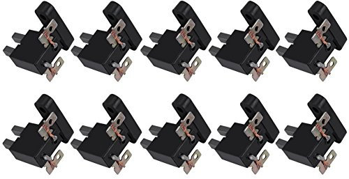 Cepillo de Carbón, 10 Piezas el Cepillo de Carbón Universal GX390 Sirve para Transferir Energía entre la Parte Estacionaria del Generador y la Parte Giratoria Adecuada para el Generador de 4KW 5KW 7KW