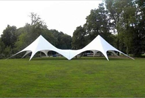 Kommerzielle Hochzeit, Veranstaltung, Camping, Strand, Hof, Terrasse, Pool, Doppelstern-Stretch-Zelt (9 x 4,6 x 4 m)